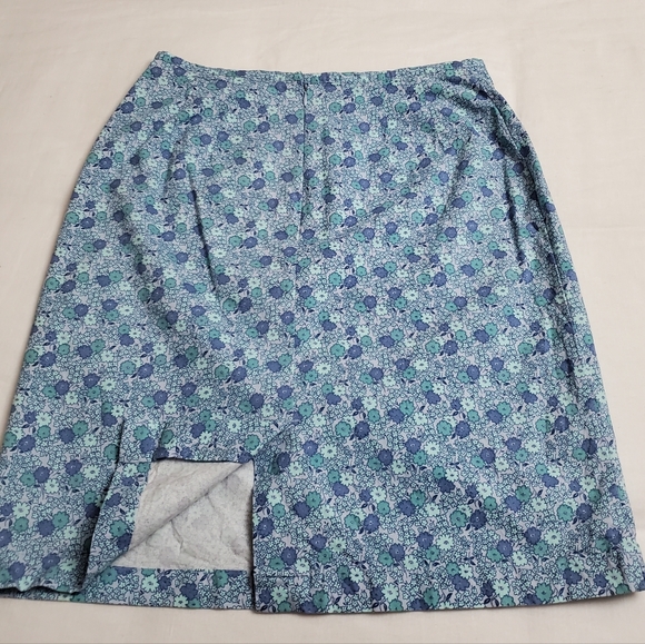 Cherokee Spring Collection Vintage 90's Skirt Boho Delicate Floral Print Size 12 - Picture 2 of 9
